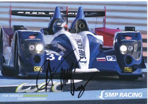Kirill Ladygin & Viktor Shaytar & Anton Ladygin  Auto Motorsport  Autogrammkarte original signiert 