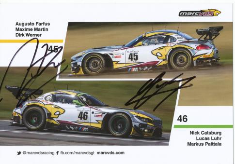 ?  BMW  Auto Motorsport  Autogrammkarte original signiert 