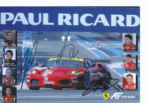 ?   Ferrari  Auto Motorsport  Autogrammkarte original signiert 