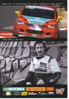 Peter Rikli  Honda  Auto Motorsport  Autogrammkarte original signiert 