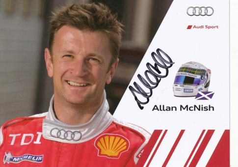 Allan McNish  Audi  Auto Motorsport  Autogrammkarte original signiert 