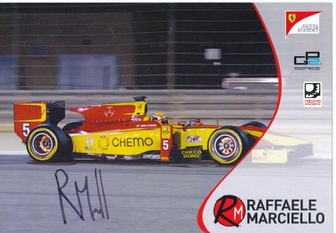 Raffaele Marciello  Ferrari  Auto Motorsport  Autogrammkarte original signiert 