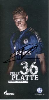 Felix Platte  2015/2016  FC Schalke 04  Autogrammkarte original signiert 