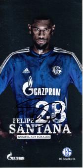 Felipe Santana  2015/2016  FC Schalke 04  Autogrammkarte original signiert 