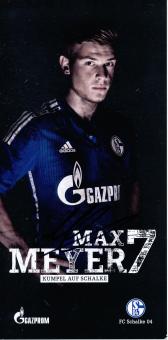Max Meyer  2015/2016  FC Schalke 04  Autogrammkarte original signiert 
