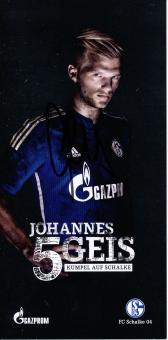 Johannes Geis  2015/2016  FC Schalke 04  Autogrammkarte original signiert 