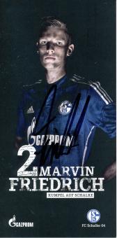 Marvin Friedrich  2015/2016  FC Schalke 04  Autogrammkarte original signiert 