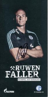 Ruwen Faller  2015/2016  FC Schalke 04  Autogrammkarte original signiert 