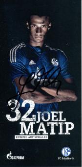 Joel Matip  2015/2016  FC Schalke 04  Autogrammkarte original signiert 