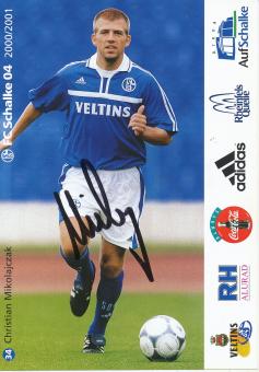 Christian Mikolajczak  2000/2001  FC Schalke 04  Autogrammkarte original signiert 