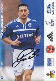 Sven Kmetsch  2000/2001  FC Schalke 04  Autogrammkarte original signiert 