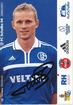 Tomasz Waldoch  2000/2001  FC Schalke 04  Autogrammkarte original signiert 