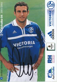 Anibal Matellan  2001/2002  FC Schalke 04  Autogrammkarte original signiert 