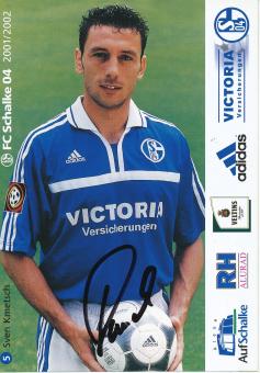 Sven Kmetsch  2001/2002  FC Schalke 04  Autogrammkarte original signiert 