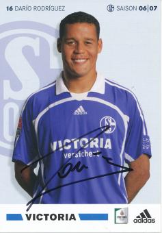 Dario Rodriguez  2006/2007  FC Schalke 04  Autogrammkarte original signiert 