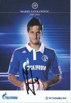 Mario Gavranovic  2010/2011  FC Schalke 04  Autogrammkarte original signiert 