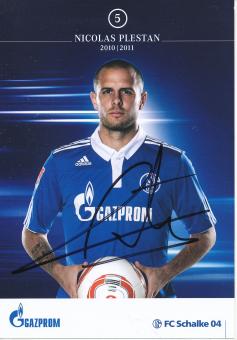 Nicolas Plestan  2010/2011  FC Schalke 04  Autogrammkarte original signiert 