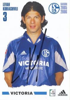Levan Kobiashvili  2005/2006  FC Schalke 04  Autogrammkarte original signiert 