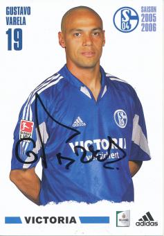 Gustavo Varela  2005/2006  FC Schalke 04  Autogrammkarte original signiert 