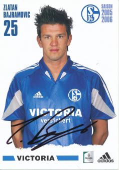 Zlatan Bajramovic  2005/2006  FC Schalke 04  Autogrammkarte original signiert 