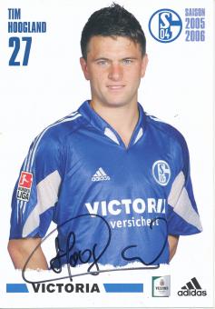Tim Hoogland  2005/2006  FC Schalke 04  Autogrammkarte original signiert 