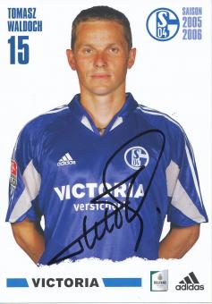 Tomasz Waldoch  2005/2006  FC Schalke 04  Autogrammkarte original signiert 