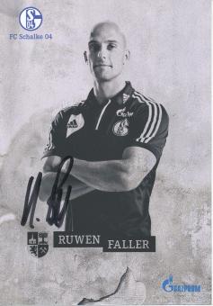 Ruwen Faller  2013/2014  FC Schalke 04  Autogrammkarte original signiert 