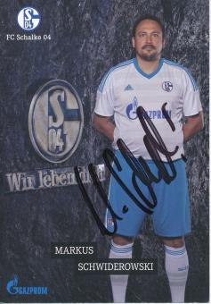 Markus Schwiderowski  Traditionsmannschaft  FC Schalke 04  Autogrammkarte original signiert 