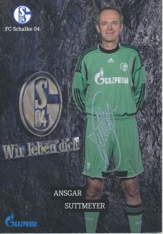 Ansgar Suttmeyer  Traditionsmannschaft  FC Schalke 04  Autogrammkarte original signiert 