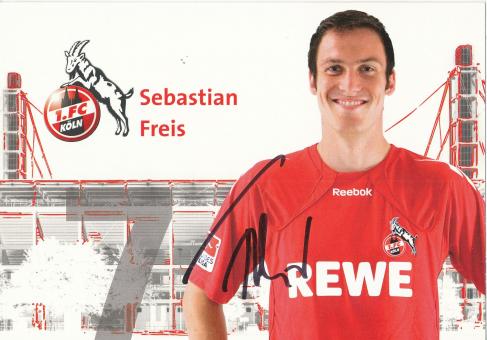 Sebastian Freis  2010/11  FC Köln  Fußball  Autogrammkarte original signiert 