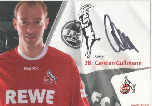 Carsten Cullmann  2008/09  FC Köln  Fußball  Autogrammkarte original signiert 