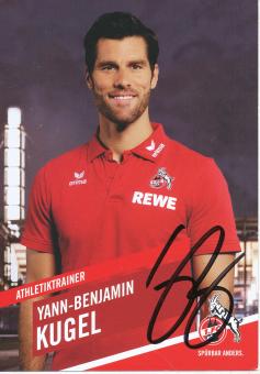 Yann Benjamin Kugel  2015/16  FC Köln  Fußball  Autogrammkarte original signiert 