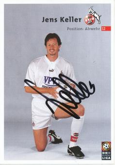 Jens Keller  2000/2001  FC Köln  Fußball  Autogrammkarte original signiert 