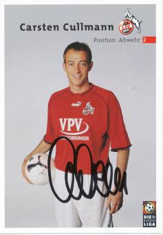 Carsten Cullmann  2001/2002  FC Köln  Fußball  Autogrammkarte original signiert 