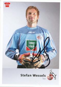 Stefan Wessels  2004/2005  FC Köln  Fußball  Autogrammkarte original signiert 