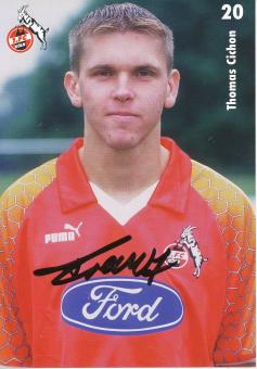 Thomas Cichon  1997/1998  FC Köln  Fußball  Autogrammkarte original signiert 