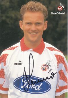 Bodo Schmidt  1996/1997  FC Köln  Fußball  Autogrammkarte original signiert 