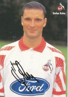 Stefan Kohn  1996/1997  FC Köln  Fußball  Autogrammkarte original signiert 