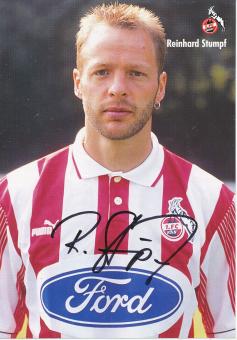 Reinhard Stumpf  1995/1996  FC Köln  Fußball  Autogrammkarte original signiert 