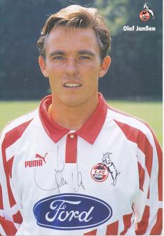 Olaf Jansen  1994/1995  FC Köln  Fußball  Autogrammkarte original signiert 