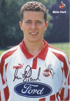 Mirko Stark  1994/1995  FC Köln  Fußball  Autogrammkarte original signiert 