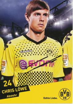 Chris Löwe  2011/2012  Borussia Dortmund  Fußball  Autogrammkarte original signiert 