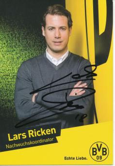 Lars Ricken  Nachwuskoordinator  Borussia Dortmund  Fußball  Autogrammkarte original signiert 