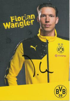 Florian Wangler   2015/2016  Borussia Dortmund  Fußball  Autogrammkarte original signiert 