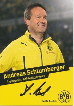 Andreas Schlumberger   2013/2014  Borussia Dortmund  Fußball  Autogrammkarte original signiert 