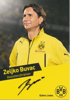 Zeljko Buvac   2013/2014  Borussia Dortmund  Fußball  Autogrammkarte original signiert 