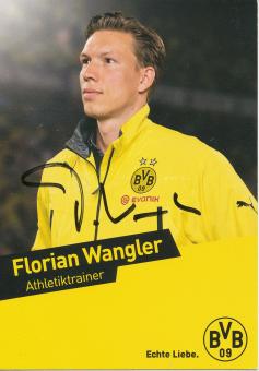 Florian Wangler   2013/2014  Borussia Dortmund  Fußball  Autogrammkarte original signiert 