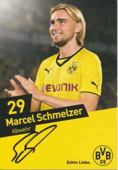 Marcel Schmelzer   2013/2014  Borussia Dortmund  Fußball  Autogrammkarte original signiert 