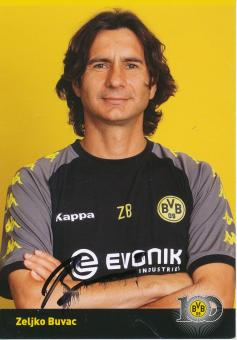 Zeljko Buvac   2009/2010  Borussia Dortmund  Fußball  Autogrammkarte original signiert 