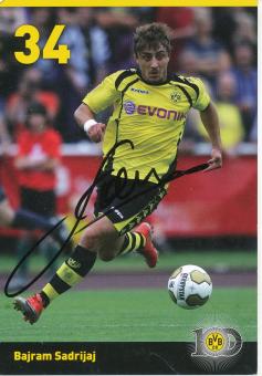 Bajram Sadrijaj   2009/2010  Borussia Dortmund  Fußball  Autogrammkarte original signiert 
